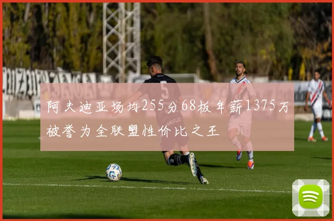 阿夫迪亚场均255分68板年薪1375万被誉为全联盟性价比之王